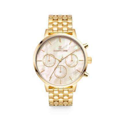 Gold Pearl Link Nueva 40 Watch