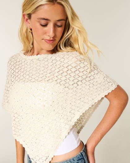 Easy Shimmer Poncho