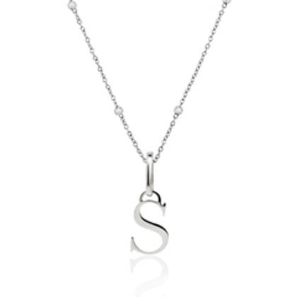 Initial Necklace (Silver)