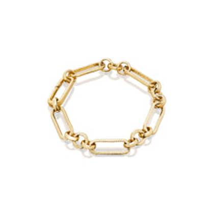 Figaro Chain Bracelet (Gold)