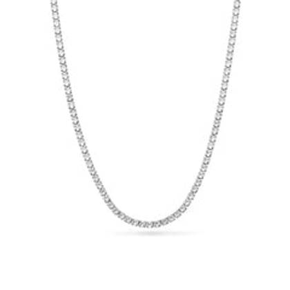 Tennis Necklace (Silver)