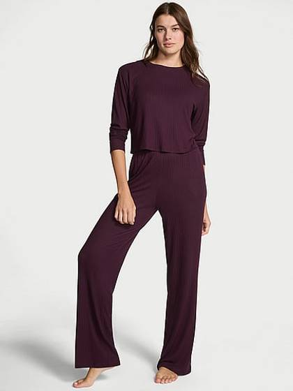 SoSoft™ Modal Wide-Rib Long Lounge Set