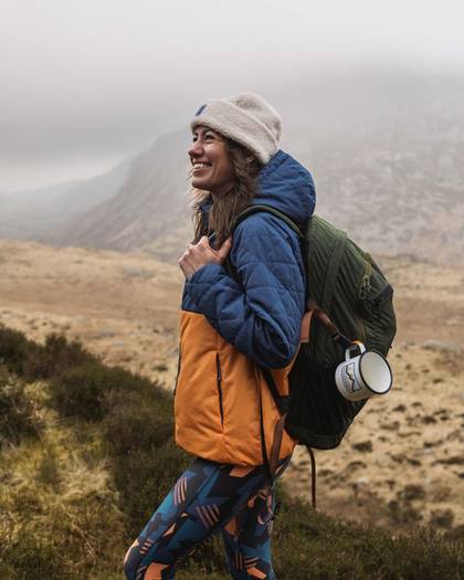 Singletrack Thermore® Insulated Jacket - Dark Denim/ Apricot