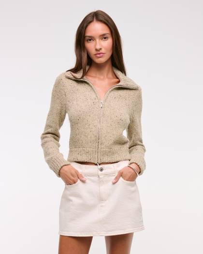 Double Zipper Cardigan