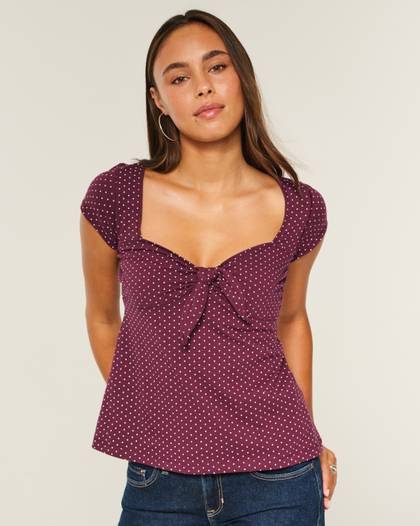 Easy Tie Bust Babydoll Top
