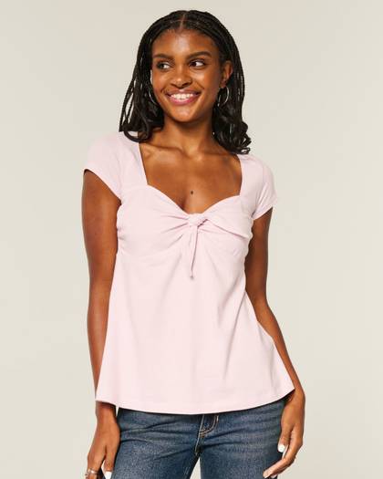 Easy Tie Bust Babydoll Top
