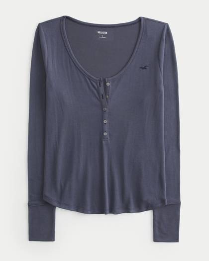 Long-Sleeve Icon Henley