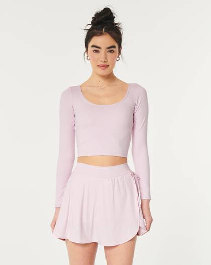Gilly Hicks Active Tie Flutter Skortie