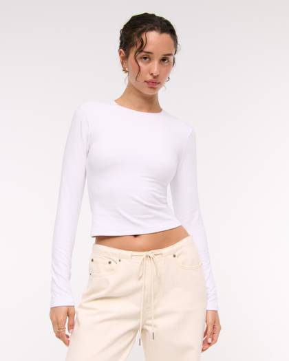 Double-Lined Long-Sleeve Baby Tee