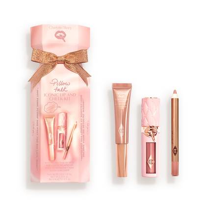 Charlotte Tilbury Pillow Talk Iconic Lip And Cheek Kit - Lip & Cheek Cracker