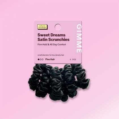 Slim Satin Hair Scrunchies