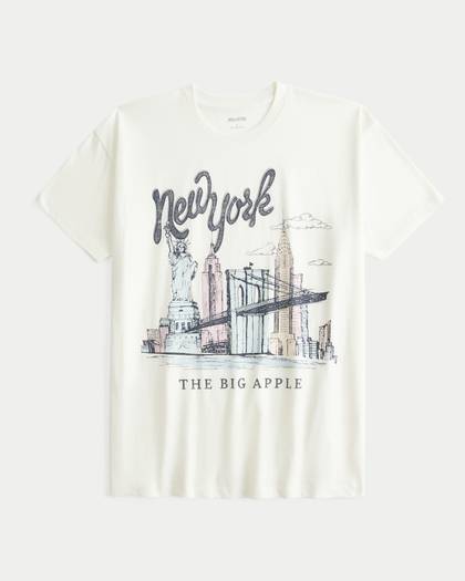Oversized New York Graphic Tee
