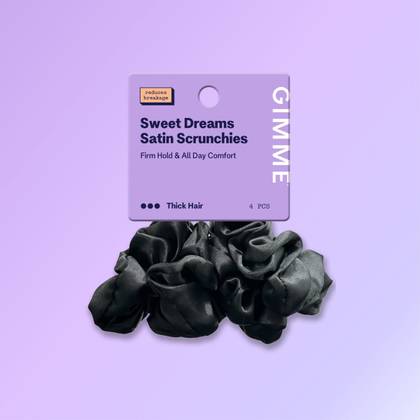 Large Satin Hair Scrunchies