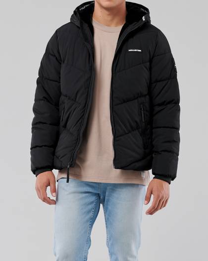 Faux Fur-Lined Puffer Jacket