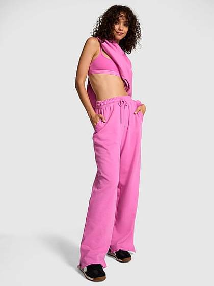 Campus Fleece™ Wide-Leg Split-Hem Sweatpants