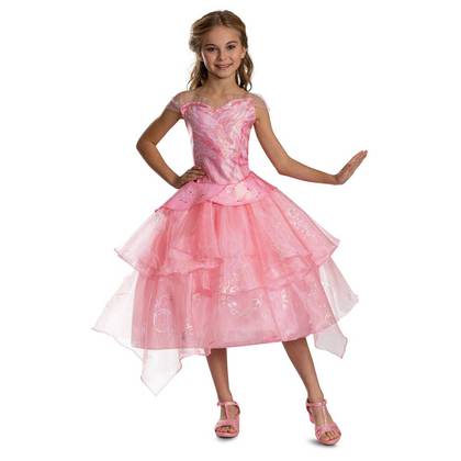 NBCUniversal Girls' Wicked the Musical Glinda Upland Classic Costume Dress Pink 3T-4T