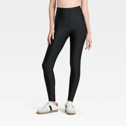 Women's Effortless Support High-Rise Sleek Leggings - All In Motion™ Black M
