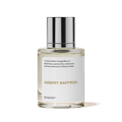 Dossier Women's Perfume - Ambery Saffron - 50ml: Paraben-Free, Vegan, Perfume Spray