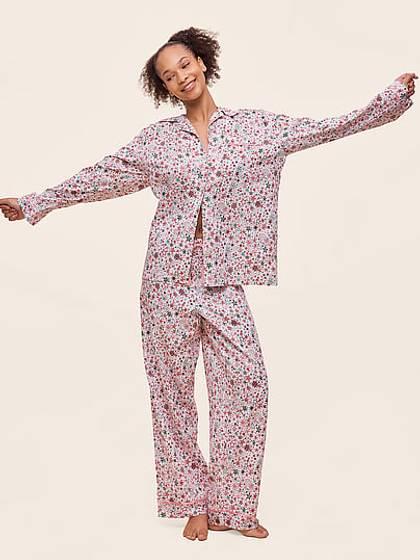 Christmas Stars Full-Length PJ Set