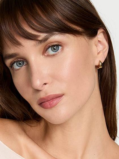 Wide Huggie Earrings