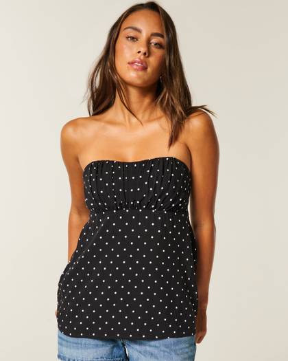 Easy Strapless Babydoll Top