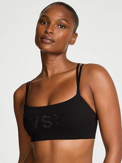 VSX Elevate™ Diamanté Flex Square-Neck Sports Bra
