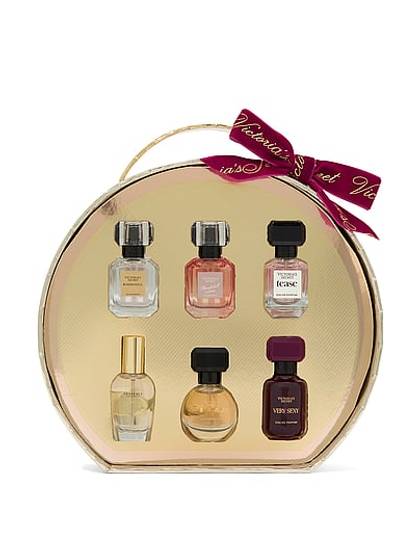 5-Piece Fragrance Discovery Gift Set including Tease Sugar Fleur and Heart-Shaped Box