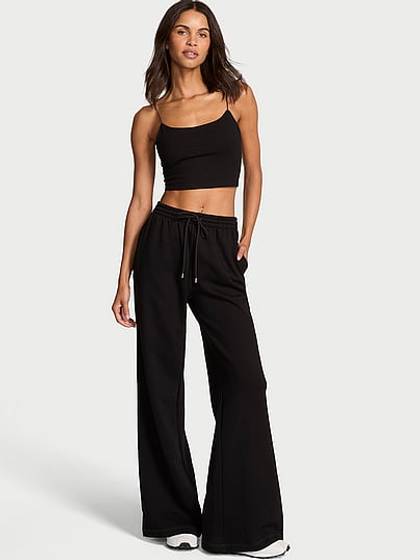 Iconic Fleece Wide-Leg Sweatpant