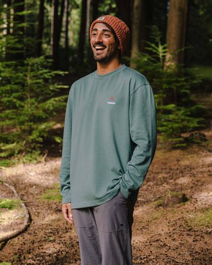 Vita Organic Cotton Relaxed Fit LS T-shirt - Deep Ocean