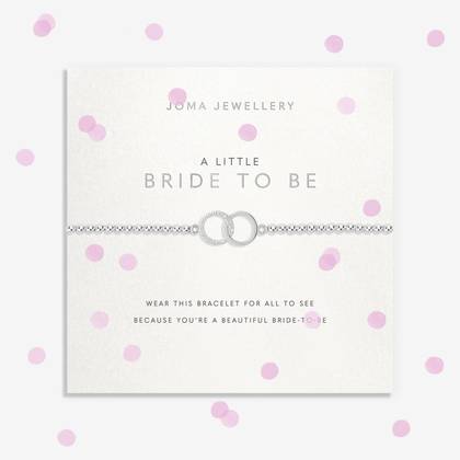 A Little 'Bride To Be' Bracelet in Silver Plating
