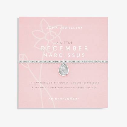 Birth Flower A Little 'December' Narcissus Bracelet