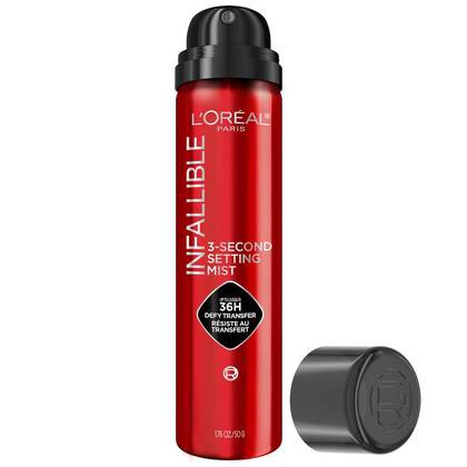 L'Oreal Paris Infallible 3-Second Up to 36HR Wear Setting Spray - 1.76oz: Makeup Setting, Normal to Combination Skin