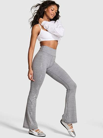 Relay Logo Shine Flare Leggings