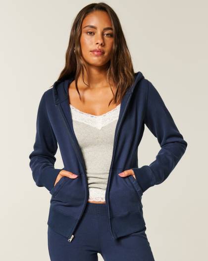 Hollister Feel Good Zip-Up Hoodie
