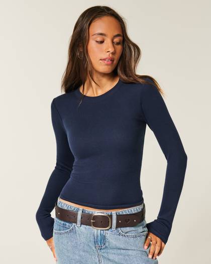 Long-Sleeve Crew Top