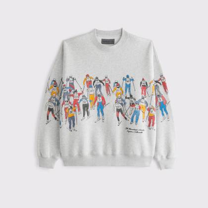 Ski Graphic Crew Sweatshirt