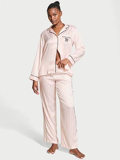 Satin Long Pajama Set