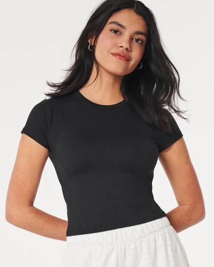 Seamless Fabric Crew Baby Tee