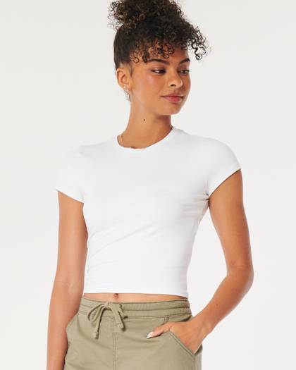 Seamless Fabric Crew Baby Tee
