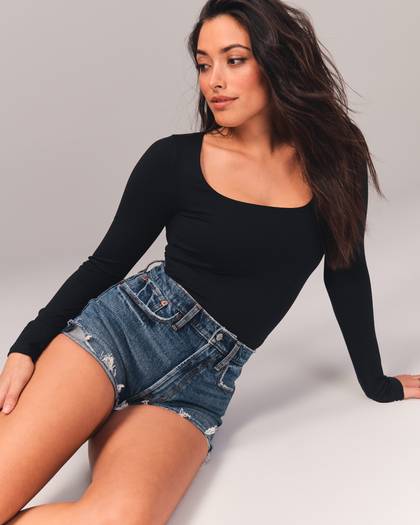 Curve Love High Rise Mom Shorts