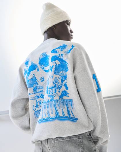 Amon-Ra St. Brown Graphic Crew Sweatshirt