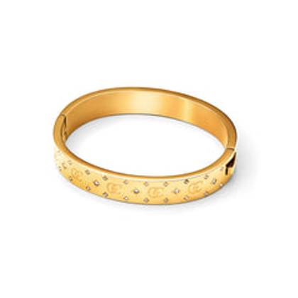 Own Way Monogram Bangle (Gold)