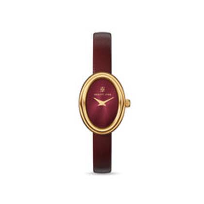 Monroe Burgundy Leather Watch