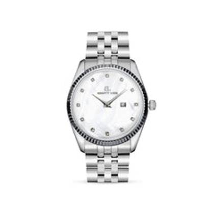 Silver Pearl Link Belgravia 36 Watch