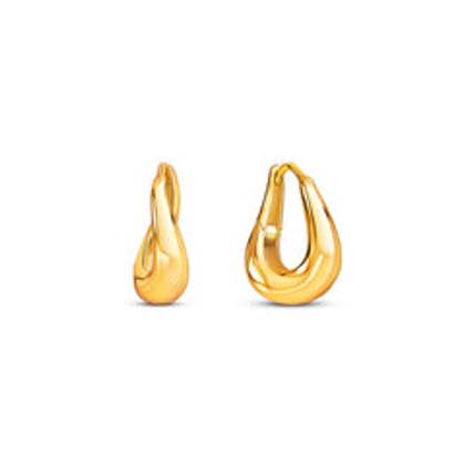 Mini Organic Hoops (Gold)