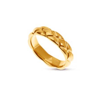 Quilted Ring (Gold)