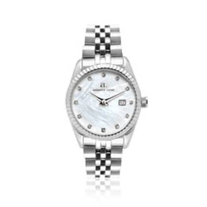 Mini Silver Pearl Link Belgravia 30 Watch