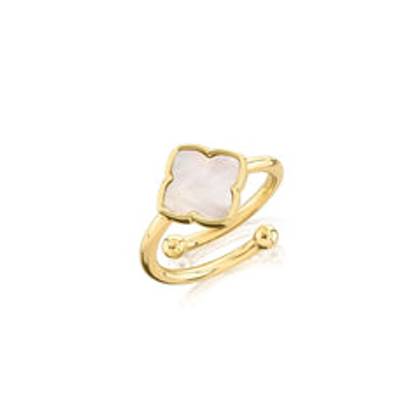 Pearl Clover Ring (Gold)
