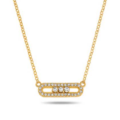 PavÃ© Kinetic Necklace (Gold)