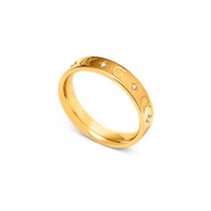 Own Way Monogram Ring (Gold)